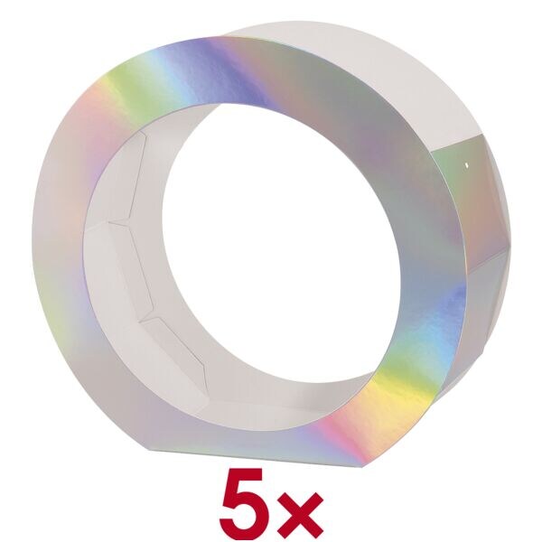 folia Pak met 5 lantaarns �Metallic�