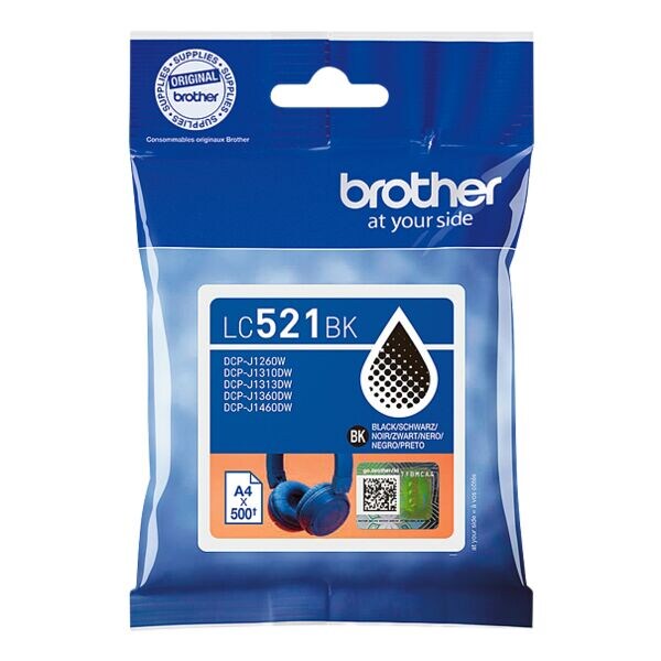 Brother Inktcartridge �LC-521BK� zwart