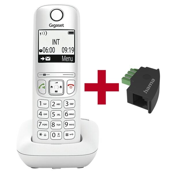 Gigaset Draadloze telefoon Gigaset A690 incl. telefoonadapter TAE-U-stekker-modulaire koppeling