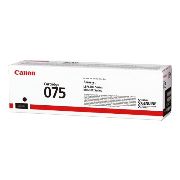 Canon Toner �075 BK� zwart