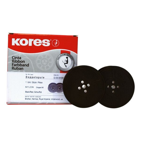 KORES Inktlint G005NYSR zwart/rood maat 5/6