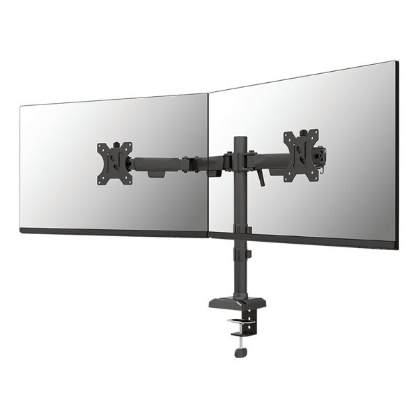 Neomounts Beeldschermzwenkarm �DS60-600BL2 NERO Double Screen 10-32��