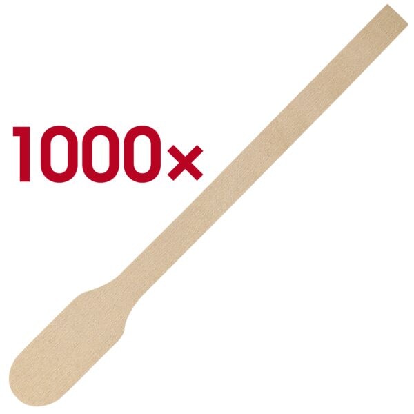Papstar Roerstaafjes puur hout 13 cm 1000 stuks