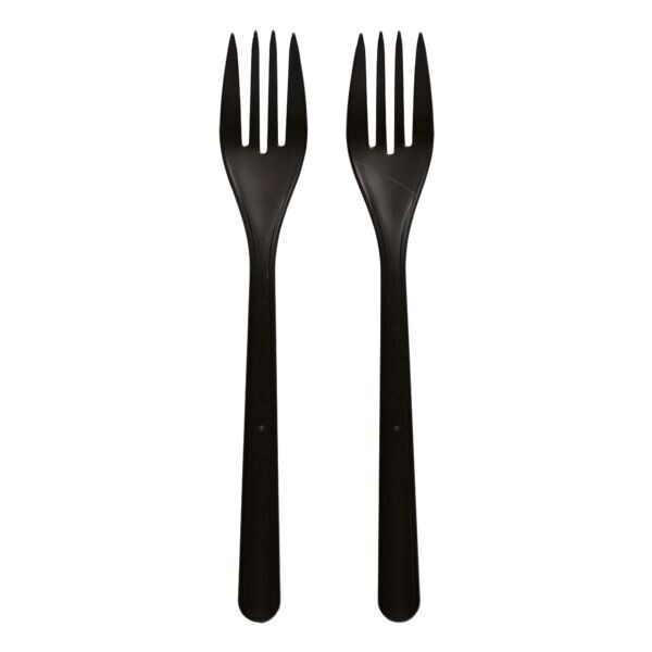 Papstar Vorken (herbruikbaar) 18,5 cm zwart 50 stuks