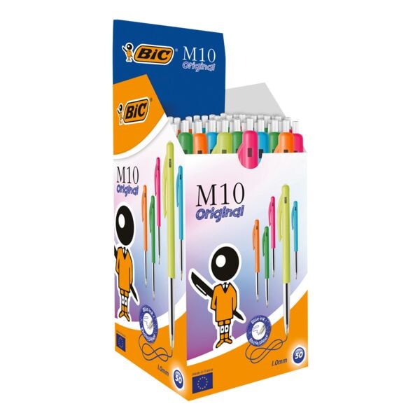 Balpen  BIC M10, gesorteerde kleuren