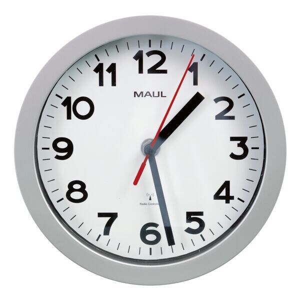 MAUL Radiografische wandklok �MAULstep� � 20 cm