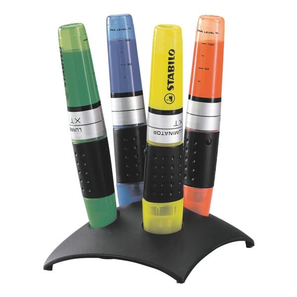 4x STABILO Markeerstift Luminator&reg; schuine punt