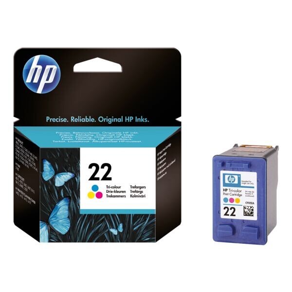 HP Inktpatroon HP 22, 3-kleurig - HP C9352AE