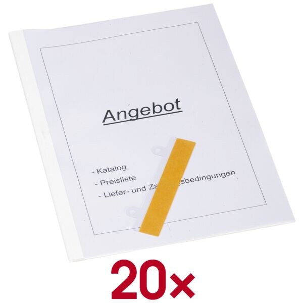 OTTO Office 20 thermische bindmappen tot 90 bladen, klasseerbaar