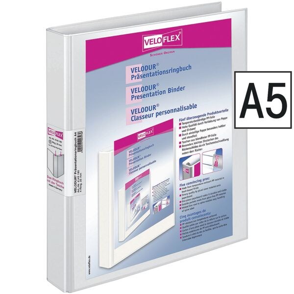 Veloflex Presentatieringmap A5 (4 ringen) tot 250 bladen VELODUR® 41561