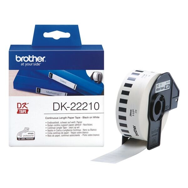 Brother Rol etiketten »DK-22210« Brother Rol etiketten »DK-22210«