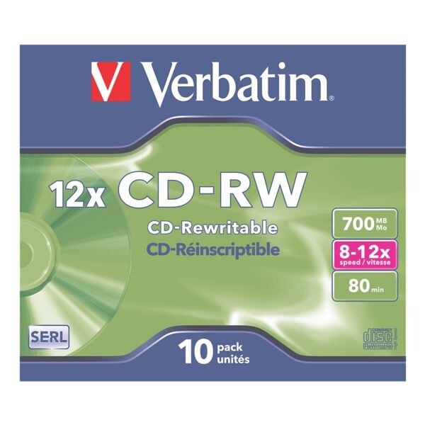 Verbatim CD-opslagmedia CD-RW