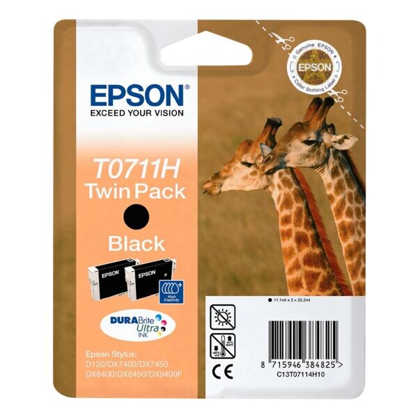 Epson Dubbelpak inktpatronen T0711H10 Nr. T0711