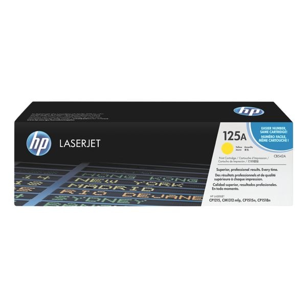 HP Inktcartridge �HP CB542A� HP 125A