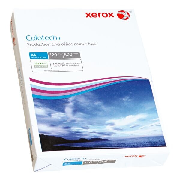 Papier voor kleurenlaserprinters A4 Xerox Colotech+ - 500 bladen (totaal)
