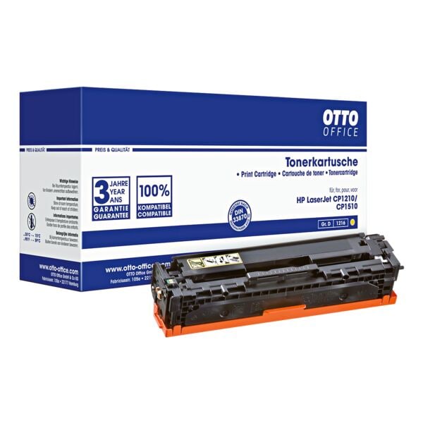 OTTO Office Tonercartridge vervangt HP CB542A Nr, 125A