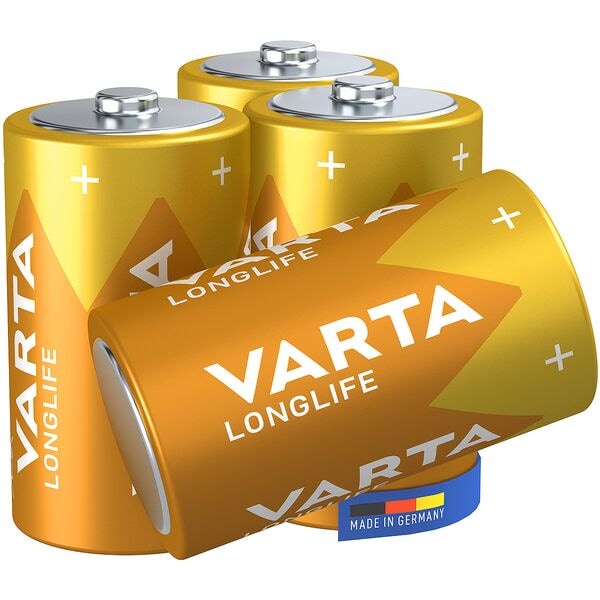 Varta Pak van 4 batterijen Longlife Extra Mono / D / LR20