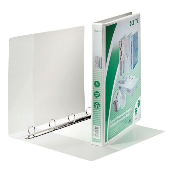 LEITZ Presentatieringmap 4283 4 ringen, A4 maxi, rugbreedte 37 mm