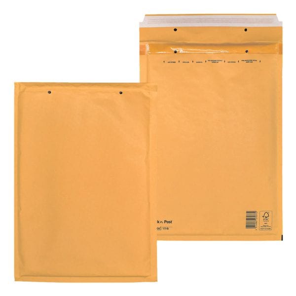 Mailmedia 100 stuk(s) zak-enveloppen met luchtkussentjes airpoc, 25x35 cm, in grootverpakking