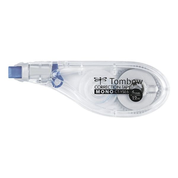 Tombow wegwerp correctieroller Mono 6 mm / 12 m