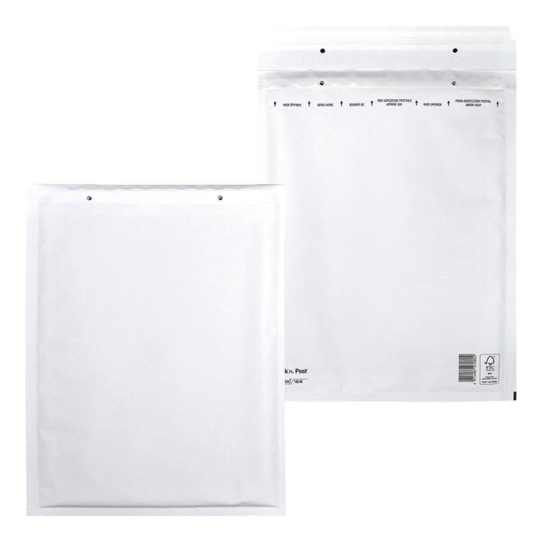 Mailmedia 100 stuk(s) zak-enveloppen met luchtkussentjes airpoc, 29,2x37 cm, in grootverpakking