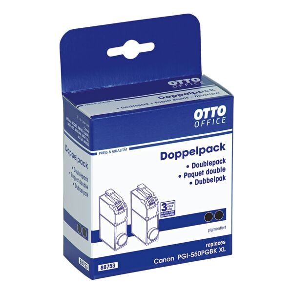 OTTO Office Dubbelpak inktpatronen vervangt Canon PGI-550 PGBK XL
