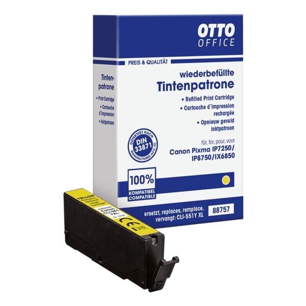 OTTO Office Inktpatroon vervangt Canon »CLI-551Y XL« OTTO Office Inktpatroon vervangt Canon »CLI-551Y XL«