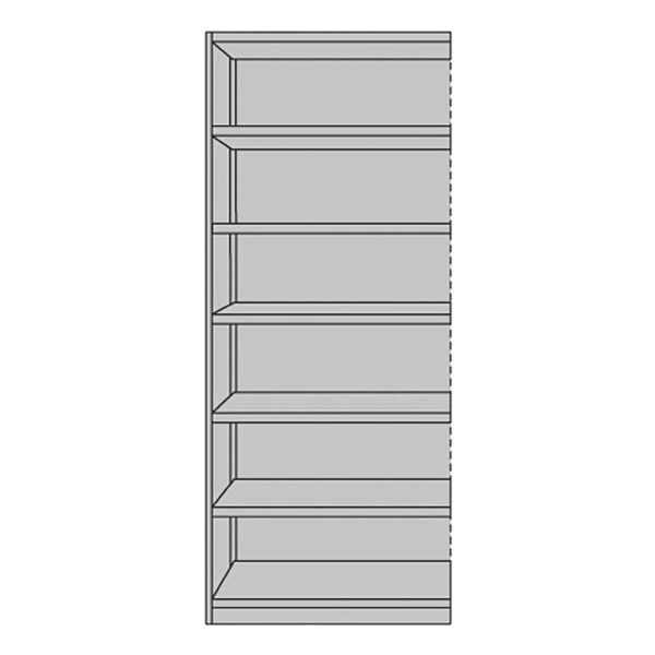 Kerkmann Open kastdeel Office 7 OH met achterwand (960x300 mm)