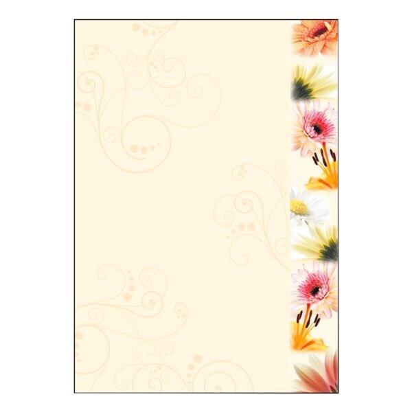 SIGEL Motiefpapier �Flowerstyle� DP788