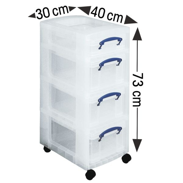 Really Useful Box Boxentoren, 4 l en 3x 9 l