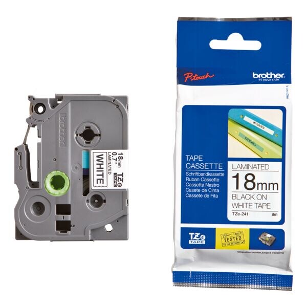 Brother TZe-labeltape TZe-541 18 mm x 8 m