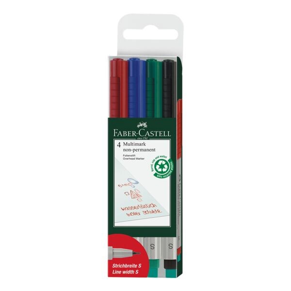 Faber-Castell universele stift Multimark 1524 S non-permanent