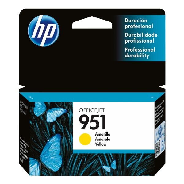 HP Inktpatroon HP 951, geel - CN052AE