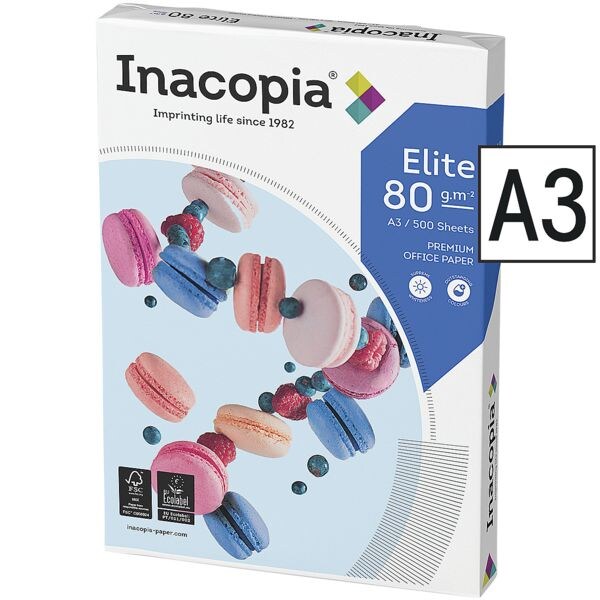Multifunctioneel printpapier A3 Inacopia Elite - 500 bladen (totaal)