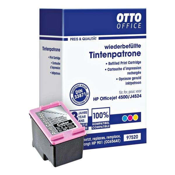 OTTO Office Inktpatroon vervangt HP  CC656AE Nr. 901