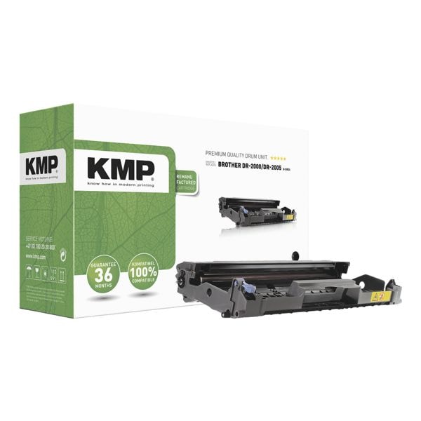 KMP Trommel (zonder toner) vervangt Brother �DR-2000�