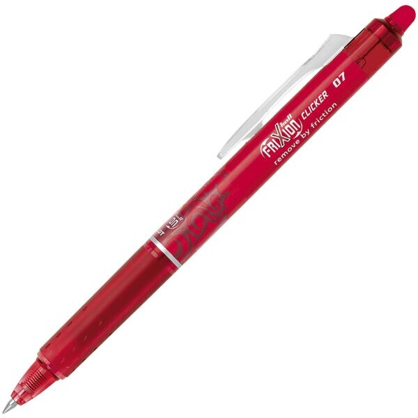 Rollerbalpen Pilot FriXion Ball Clicker 0.7, uitgumbaar