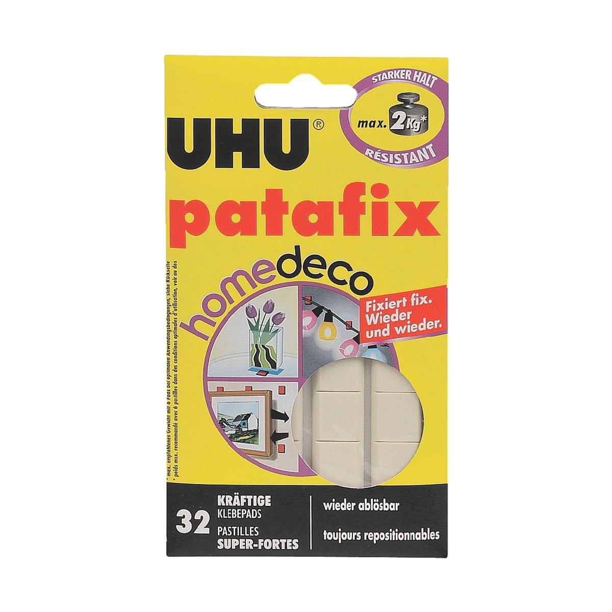 UHU Pastilles adhsives double-face  patafix  47910
