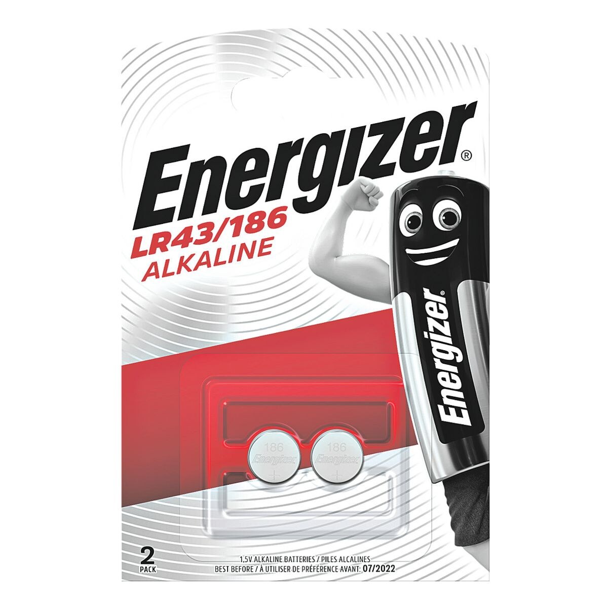 Energizer Piles bouton  Spezial Alkali  186 / LR43