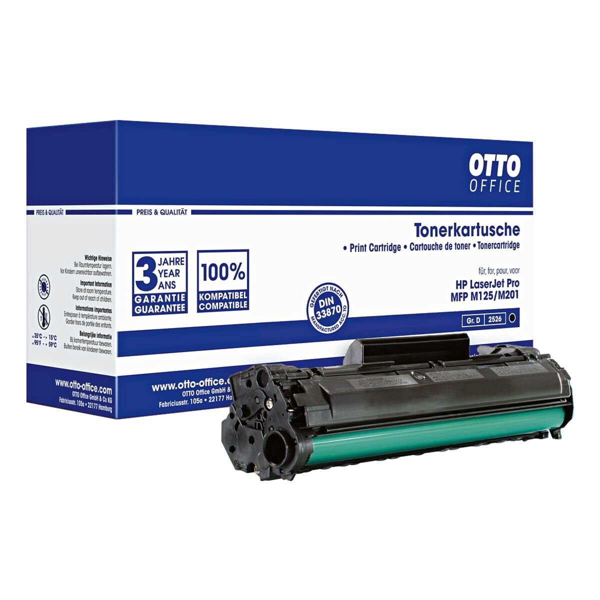 OTTO Office Toner quivalent Hewlett Packards  CF283A  Nr. 83A