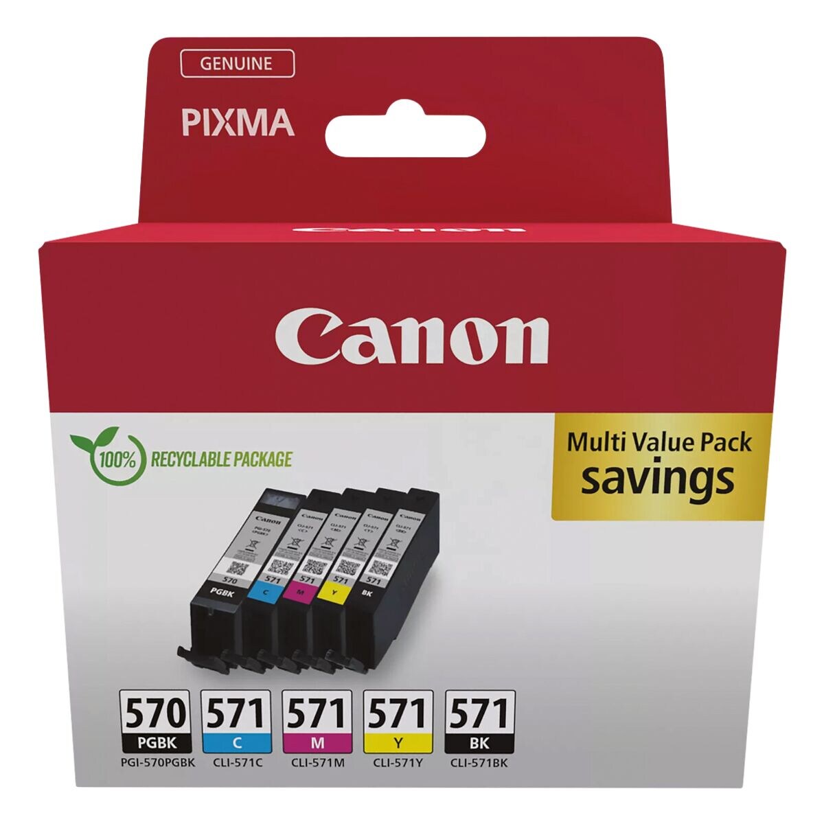 Canon Lot de cartouches « PGI-570/CLI-571 PGBK/BK/C/M/Y »