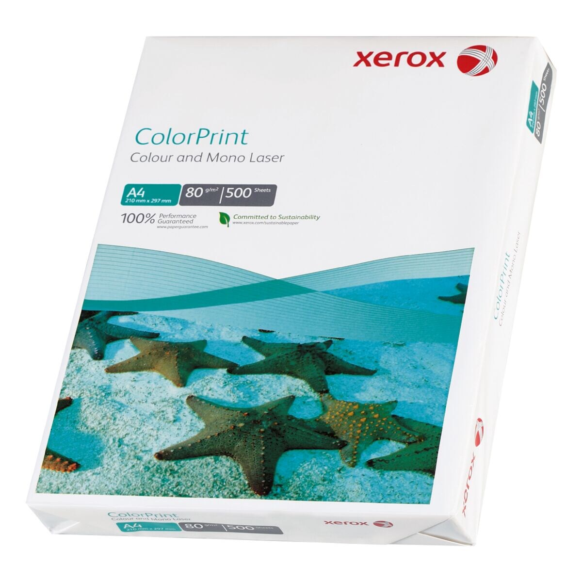 Papier laser couleur A4 Xerox Color Print - 500 feuilles au total