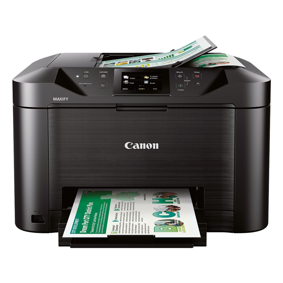Canon MAXIFY MB5150 Imprimante multifonction A4 imprimante jet d’encre couleur avec WLAN et LAN