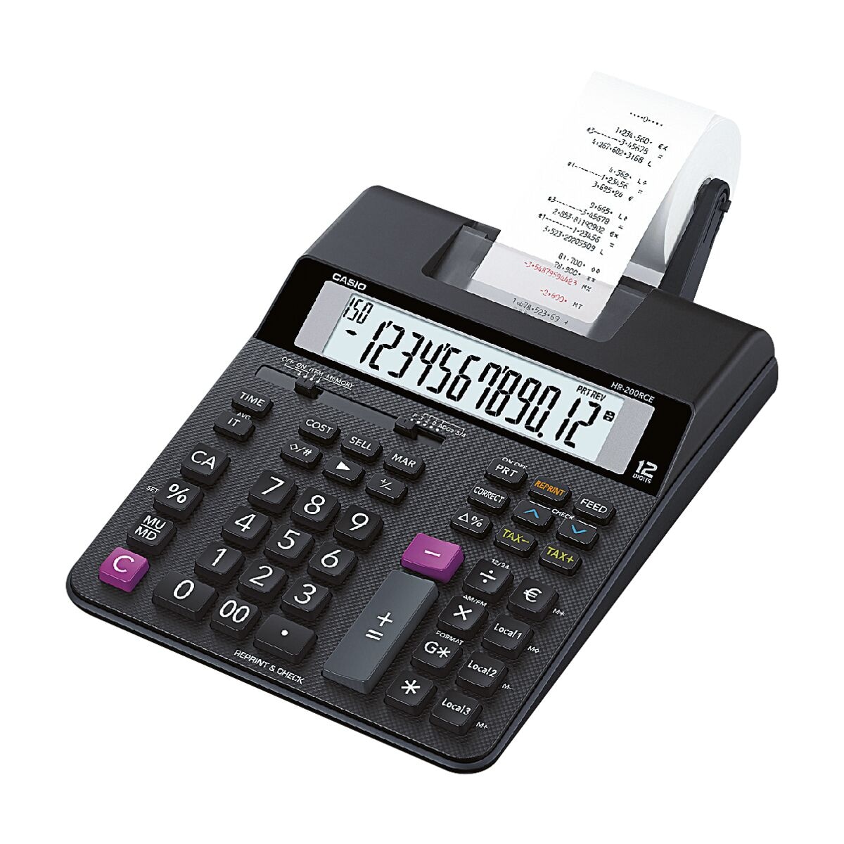 CASIO Calculatrice imprimante  HR-200RCE 