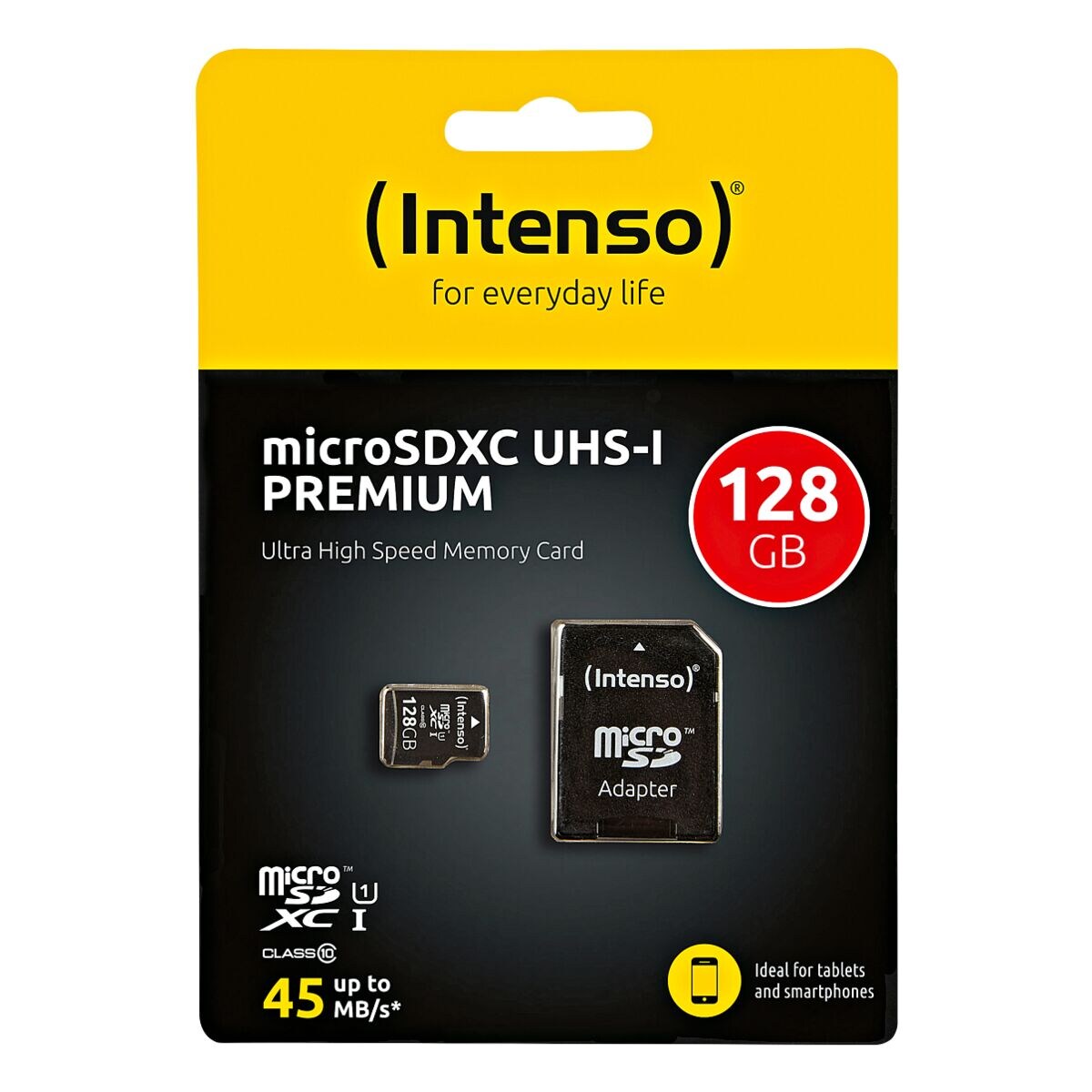 Intenso Carte mémoire microSDXC « Premium », 128GB
