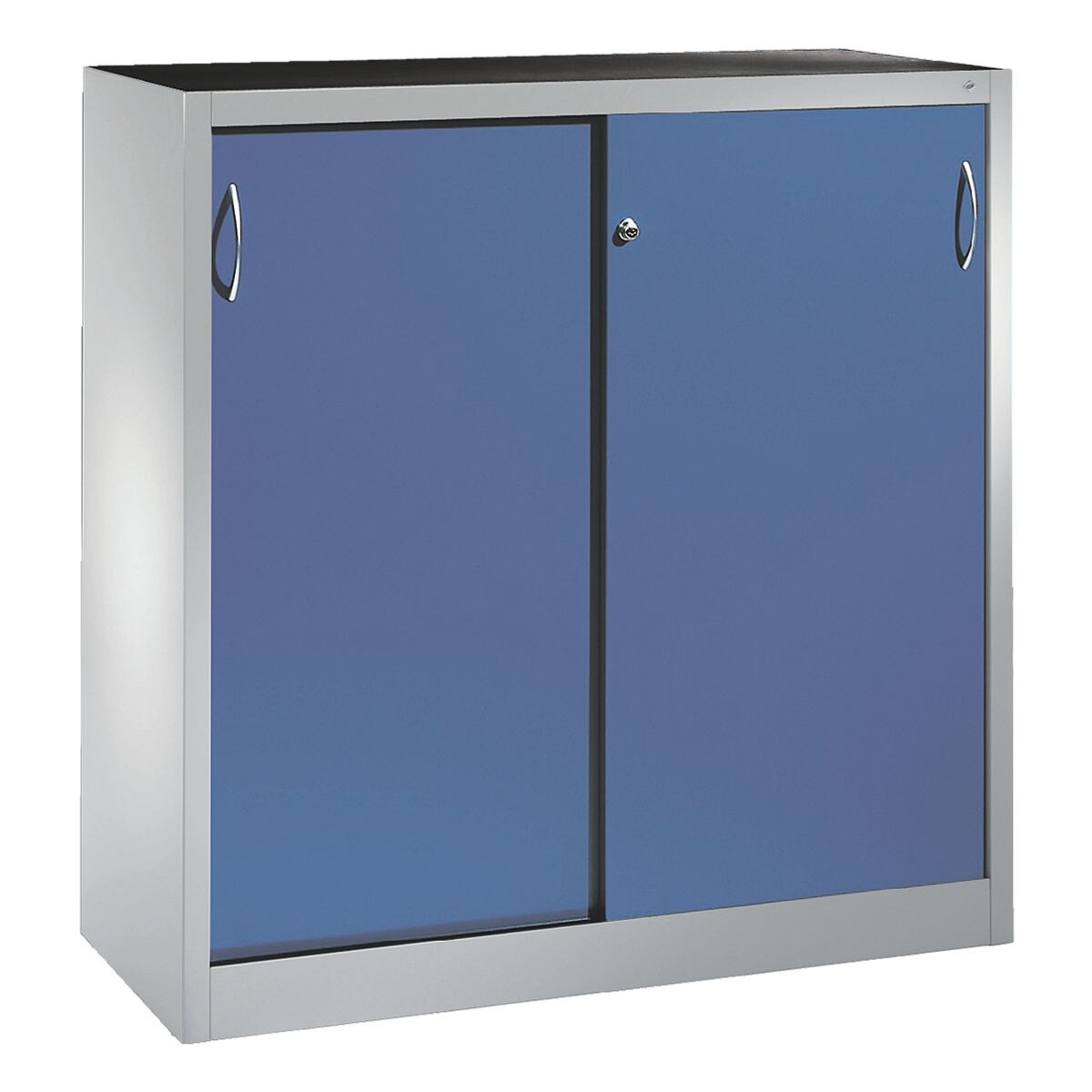 CP Armoire en acier armoire en acier  portes coulissantes verrouillable, 120 x 120 cm