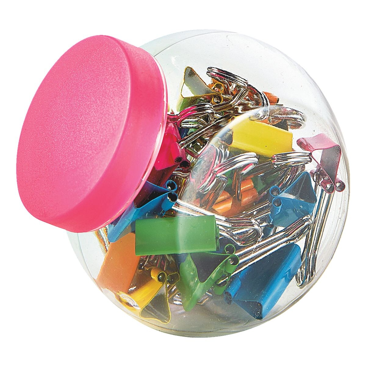 Alco Pinces double clip 19mm, multicolores, 25 pièces