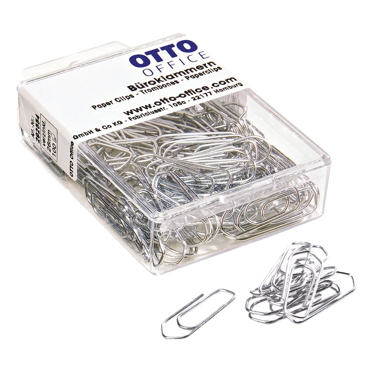 OTTO Office Trombones 26mm, argents, 100 pices
