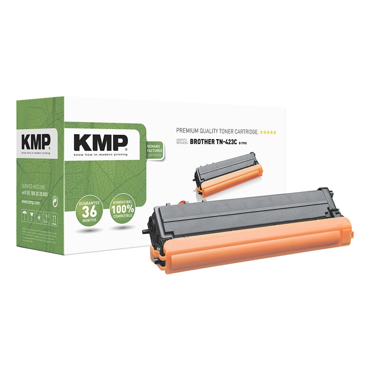 KMP Toner équivalent Brother « TN-423C »