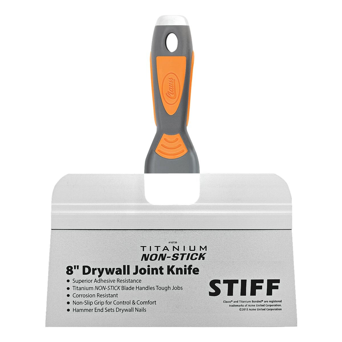clauss Spatule articulaire « NON STICK STIFF 18739 »